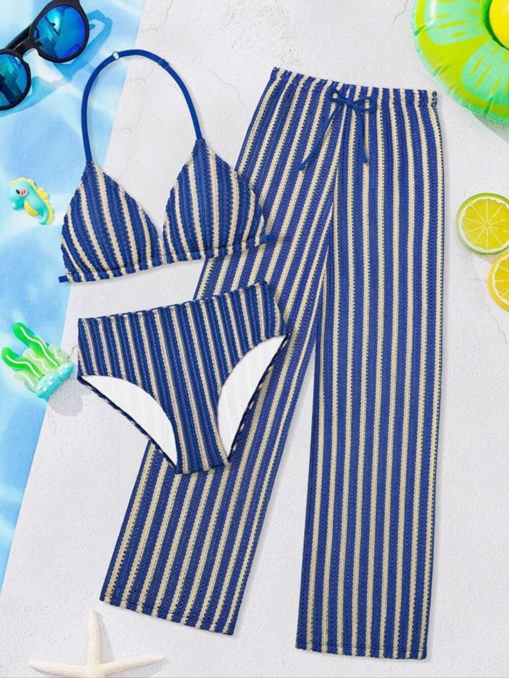 3 Pc Girls Bikini Swim Set